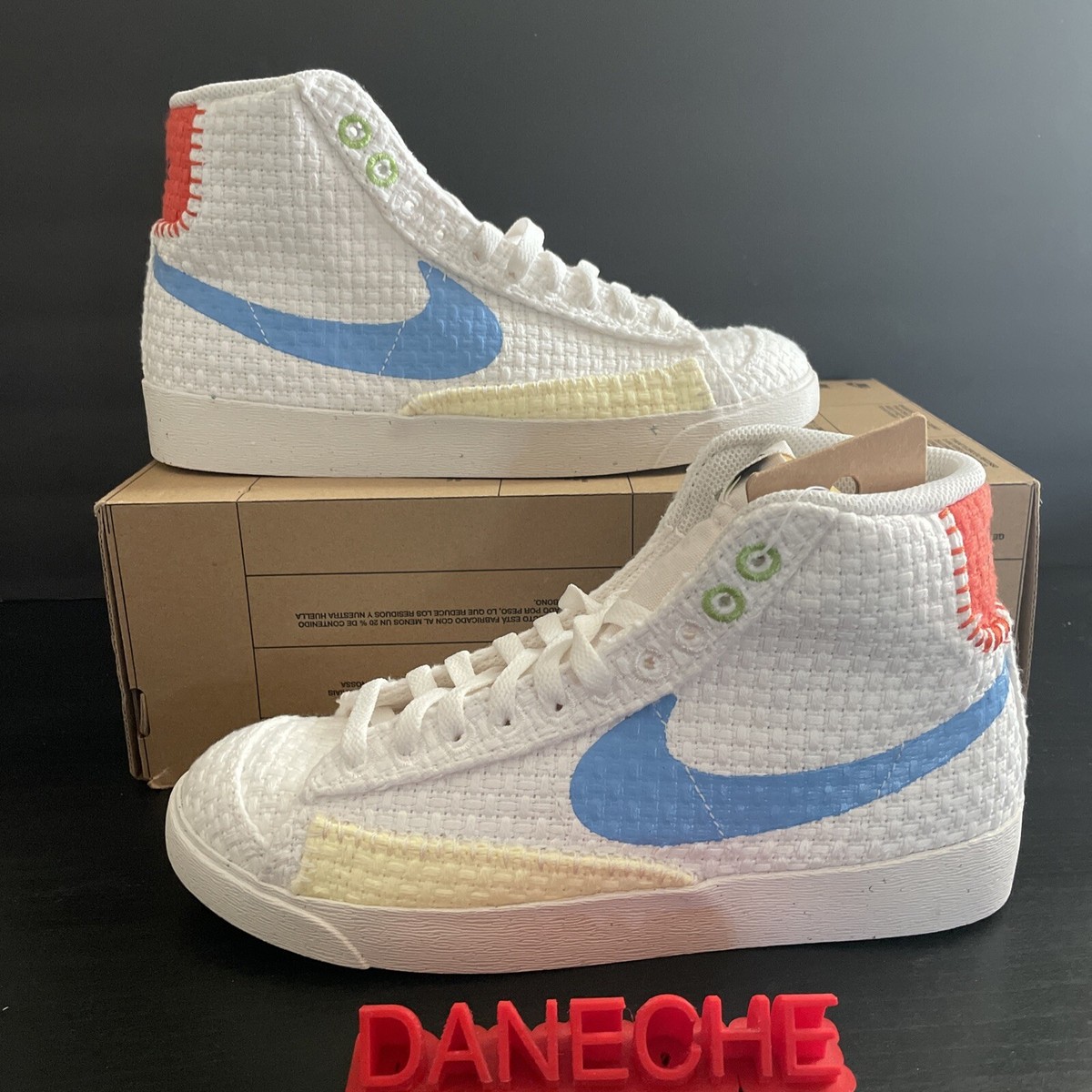 Nike Blazer Mid 77 Next Nature Hemp Sail University Blue Women's