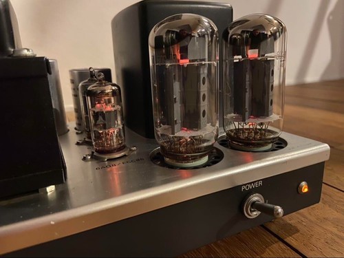 LUXMAN KMQ60 Vacuum Tube Stereo Power Amplifier Working - Picture 8 of 10