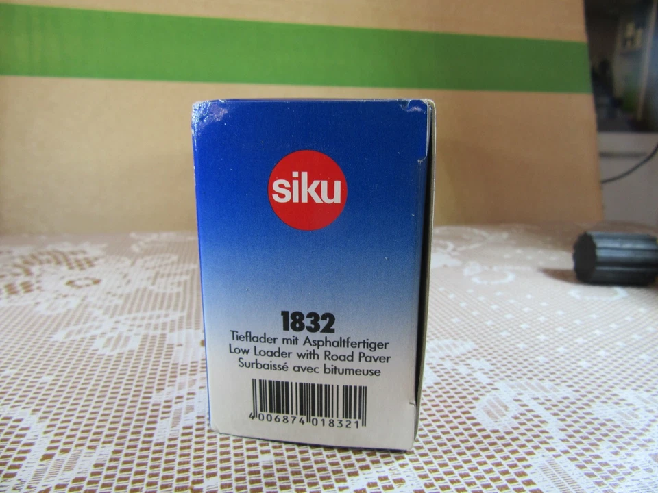 A245 SIKU 1832 Deutschland Schachtel Leere für SIKU M87 Halb Anhänger Ho 1:87 - Bild 4 von 4