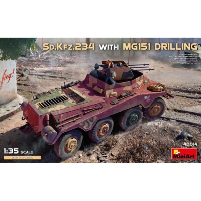 Miniart #40014 1/35 Sd.Kfz.234 with MG151 Drilling