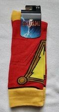 Loot Crate Wear DC Comics Shazam Adult Crew Socks Bioworld