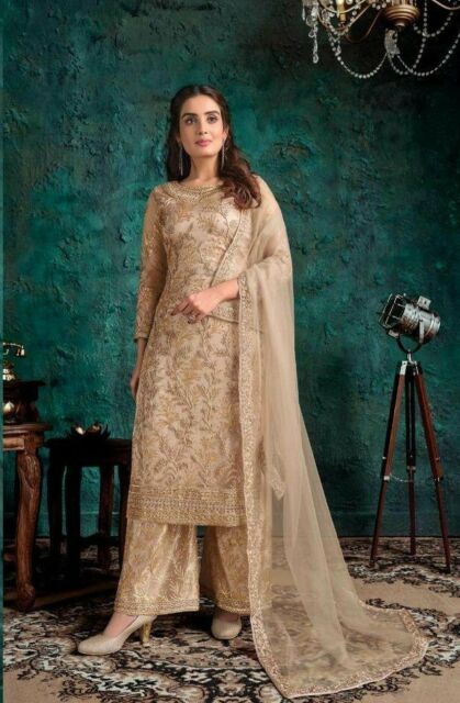 Indian Wedding Salwar Kameez Pakistani Designer Palazzo Suit Dress Bridal Indian Wedding Salwar Kameez Pakistani Designer Palazzo Suit Dress Bridal