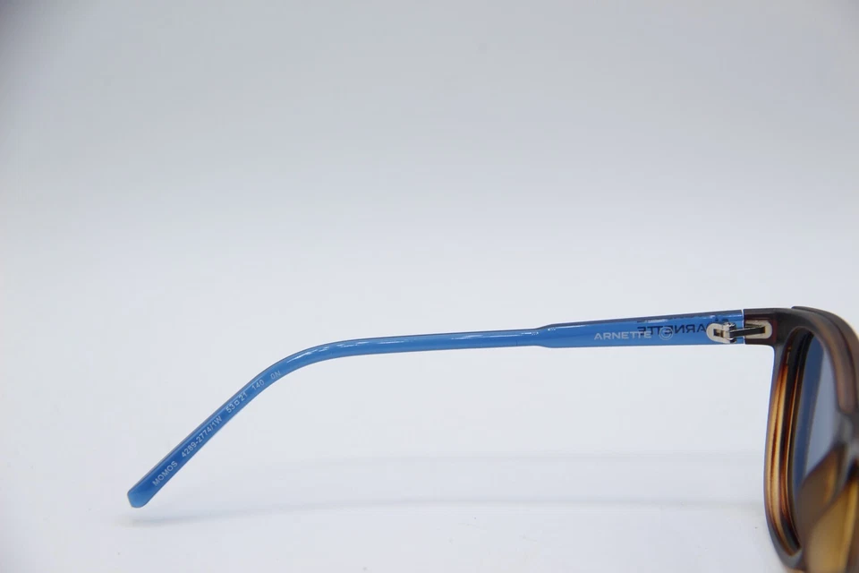 NEW ARNETTE MOMOS 4289-2774/1W HAVANA BLUE CLIP ON AUTHENTIC SUNGLASSES 53-21 - Image 3 of 4