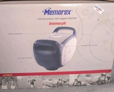 Memorex CD Boombox With Digital AM/FM Stereo Speakers. Sport Grip Handles NEW