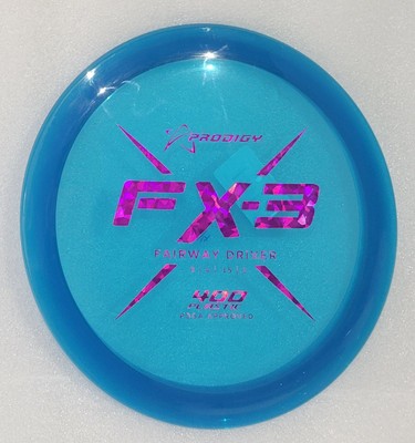 Prodigy Disc FX-3 400 Plastic Fairway Driver Blue W/Purple Shatter Stamp 174 NEW