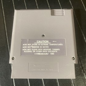Nintendo World Cup NES Game Clean Label Tested