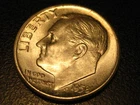 1958-P 90% Silver Roosevelt Head Dime Uncirculated