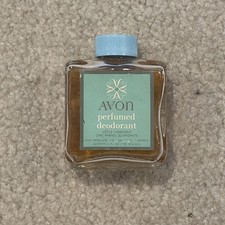 Vintage Avon Perfumed Liquid Deodorant 2 fl oz Nearly Empty