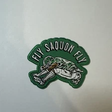 Fly Saquan Iron On Embroidered Patch