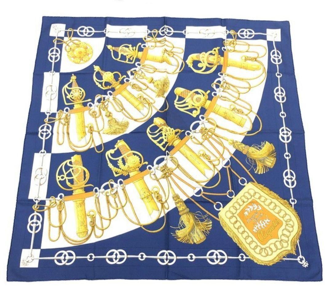 Hermes Carre 90 Silk Scarf in Classic Design m1_0710