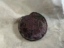1943 Half Crown Silver Coin George VI METAL DETECTOR FIND CORNWALL CHARLESTOWN.