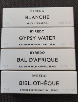 Blanche Absolu,Gypsy Water,Bal d Afrique,Bibliothèque 4*2 ml Set, neu
