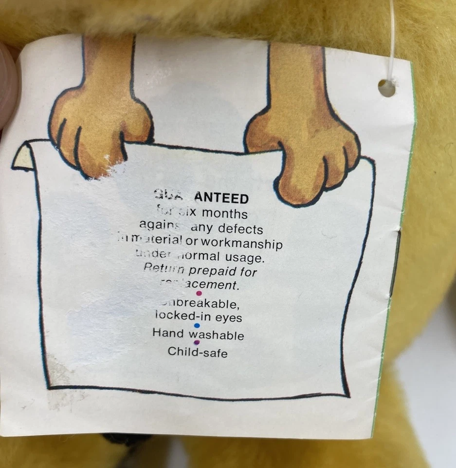 Peluche de colección Harris Bank Hubert El León 24" Feria de animales grandes 1974 Foto 4 de 4