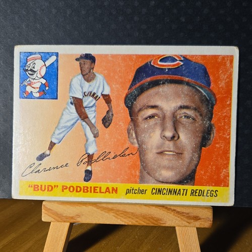 1955 Topps Bud Podbielan Baseball Card #153 - 第 1/6 張圖片