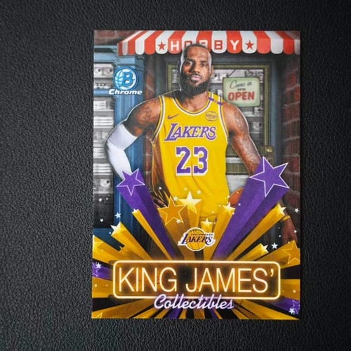 2025 Bowman Chrome LeBron James Hobby Stars Storefront Insert #HS-13 Lakers