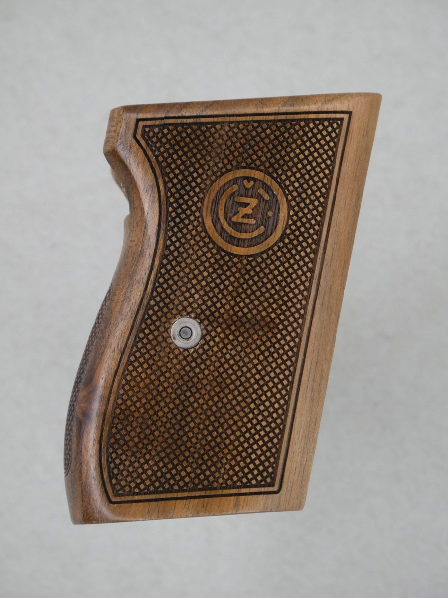 50's ピンナップガール　ウエスタン CUSTOM DESIGN WALNUT WOOD GRIPS FITS CZ VZOR 70 - 50 7.65MM 32 ACP