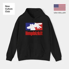 Limp Bizkit Hoodie Vintage 90s Y2K Nu Metal Rap Rock Band Sweatshirt