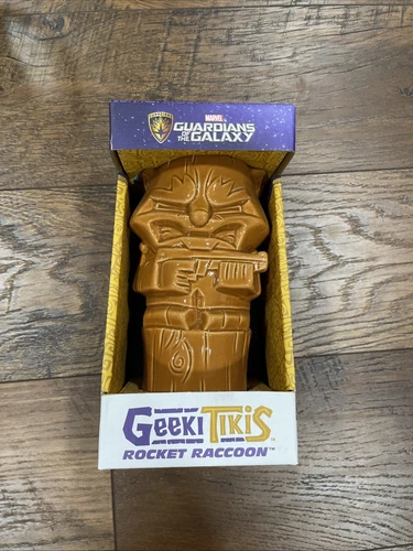 Rocket Raccoon Geeki Tikis Guardians Of the Galaxy Marvel Ceramic Mug Disney New