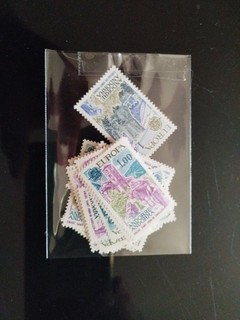 Timbre Andorre Lot De 10 Paires Europa Yt 313 Et 314 Cote €