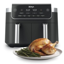 Air Fryer 8 Qt DualZone 6-in-1 Grey Ninja DZ801