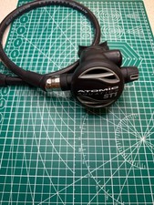 Atomic Aquatics ST1 Second Stage Regulator w/ Comfort Swivel Hose- Gray