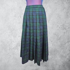 Vintage Pendleton Black Watch Tartan Plaid Wo...