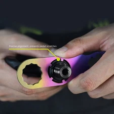 Bicycle Pedal Wrench Compatible with For LOOK For KEO Pedal Full Range