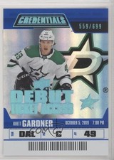 2019 Upper Deck Credentials Debut Ticket Access 559/699 Tier 2 Rhett Gardner 0l2
