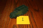 Vintage Marx Dark Forest Green Army Half-Track I - MPC