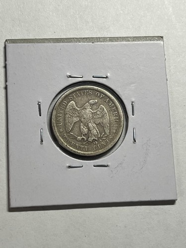 1875 S TWENTY CENT PIECE 20c VF NICE TYPE COIN - Picture 2 of 4