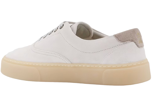 Brunello Cucinelli Men’s Low-Top Suede White Sneakers - Picture 2 of 11