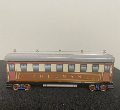 Schylling Toys Pullman LNER 3051 Tin Train Car Only, Collectible Gray Brown Vtg.