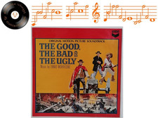 Ennio Morricone The Good, The Bad & The Ugly Movie Soundtrack Vinyl LP - VG