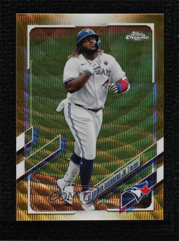 2021 Topps Chrome Gold Wave Refractor 36/50 Vladimir Guerrero Jr #167 0vf5