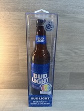 Bud Light Wireless Bluetooth Beer Bottle Speaker for smartphones, tablets  MP3