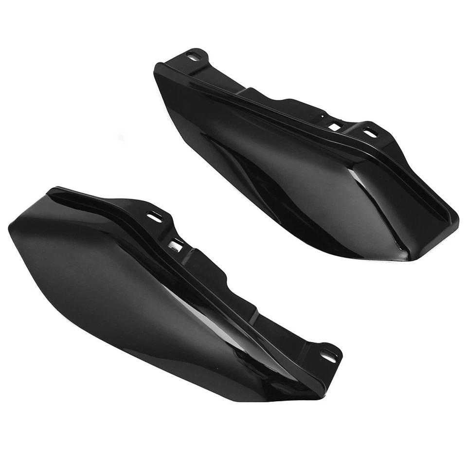 Deflector de aire de marco medio protector térmico negro para Harley Street Road Glide 09-2016 Foto 3 de 4
