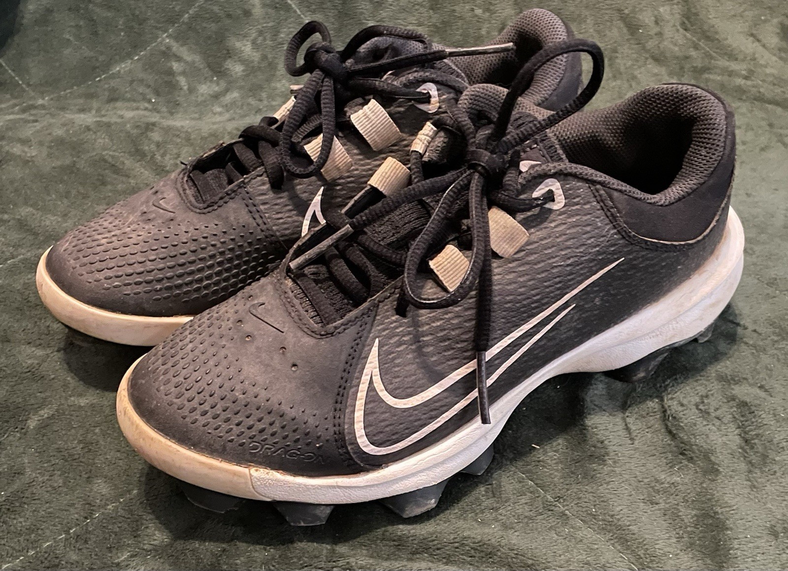Nike Women's Hyperdiamond 4 Pro MCS Softball Cleats Size 6.5 Black
