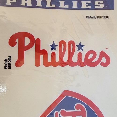 WinCraft ~Sports ~Vintage 2003 Ultra Decals ~Baseball~ Phila. Phillies~7 Decals - Picture 2 of 8