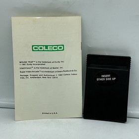 Intellivision Game Lot of 2 Donkey Kong & Mouse Trap Complete w/Manuals