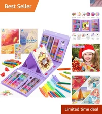 208pcs Art Set Professional Drawing Painting Supplies Kit for Adults Kids Artist