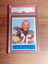 Herb Adderly Adderley 1964 Philadelphia PSA 7 NM Card Packers HOF Rookie #71