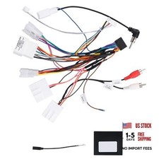 Wiring Harness for Toyota J-B-L Stereo Radio, 16-Pin Harness with Canbus,