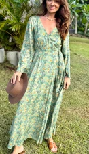 Tigerlily Maxi Wrap Dress - RRP 229 - Size 6 - NEW with Tags & in Packaging