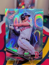 2022 Bowman's Best - Rafael Devers #30 Aqua Lava Refractor /199