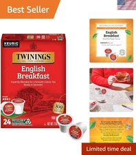 Keurig-Compatible English Breakfast Tea K-Cup Pods - Refreshing Anytime Delight