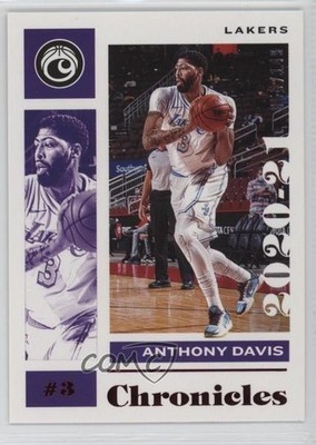 2020-21 Panini Chronicles Chronicles Red 55/149 Anthony Davis #30 1uu0