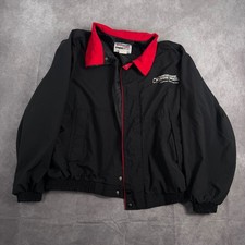 Vintage Pridewear USPS United States Postal Service Jacket Mens Black Red
