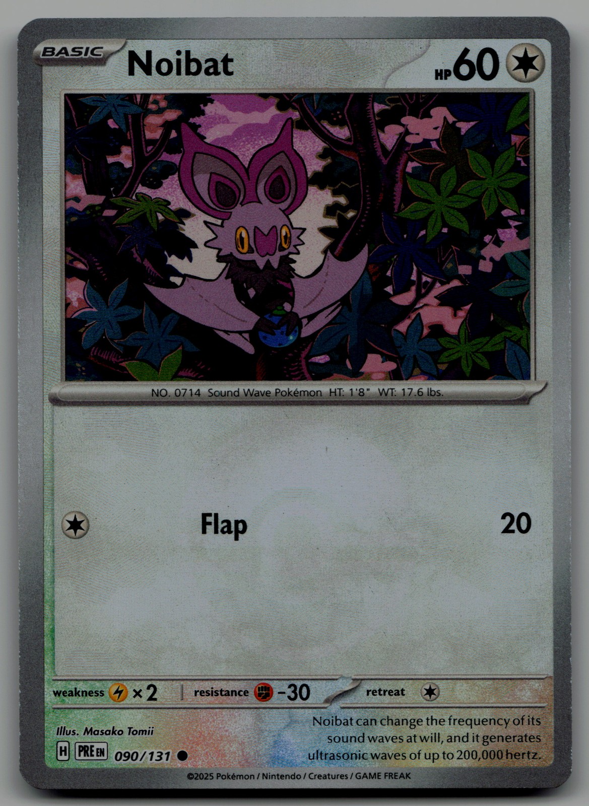 Noibat Common SV: Prismatic Evolutions 090/131 NM