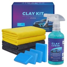 Complete Clay Bar And Luber Kit For Auto Detailing - 4 Pack 4x100g Clay Bars Complete Clay Bar And Luber Kit For Auto Detailing - 4 Pack 4x100g Clay Bars