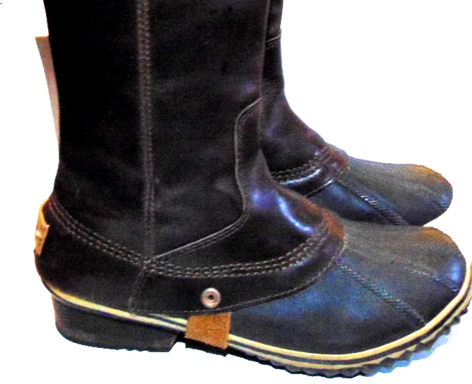 Sorel Slimpack Botas de Equitación Altas Bota de Pato de Lluvia Marrón Caballo ~ 9.5 Foto 3 de 4